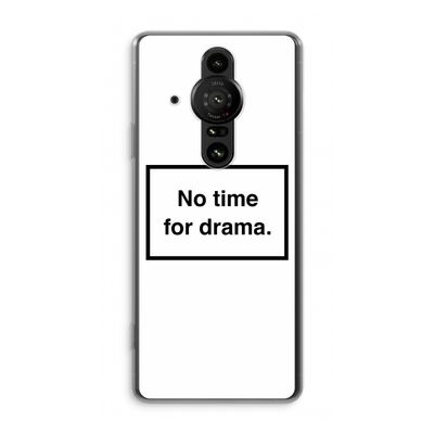 No drama: Sony Xperia Pro-I Transparant Hoesje