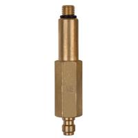 KS Tools 150.2345 Adapterstuk (lang) M8x1,0 buitenschroefdraad en 1/4 slangaansluiting met afdichtring