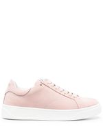 Lanvin baskets en daim DDBO à lacets - Rose - thumbnail