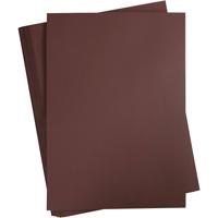 Creativ Company Gekleurd karton, a2, vel 420x594 mm, 180 gr, donkerbruin, 100 vel/ 1 doos