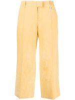 Jacquemus pantalon en lin Le Pantalon Areia - Jaune