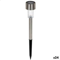 Tuinverlichting op zonne-energie Aktive Plastic 5,5 x 36 x 5,5 cm (24 Stuks)