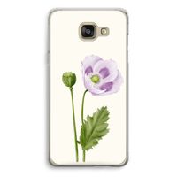 Purple poppy: Samsung Galaxy A5 (2016) Transparant Hoesje Purple poppy: Samsung Galaxy A5 (2016) Transparant Hoesje