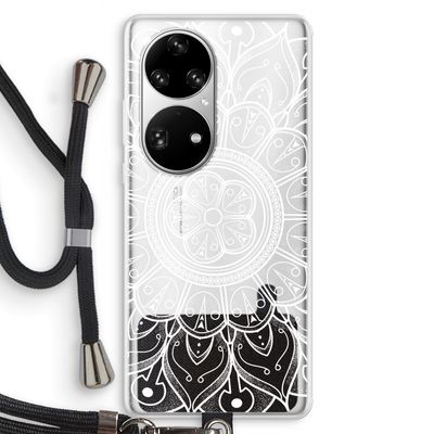 Roses Are Red: Huawei P50 Pro Transparant Hoesje met koord