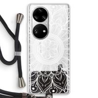 Roses Are Red: Huawei P50 Pro Transparant Hoesje met koord