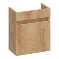 Brauer Joy Fonteinkast - 40 cm - 1 Deur - Greeploos - Linksdraaiend - Forest Tan