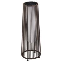 Outsunny Tuinlamp, Buitenlamp, op zonne-energie, 8 uur werking, Automatische modus, Rattan-look, 21,5 x 21,5 x 61 cm - thumbnail