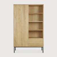 Ethnicraft Opbergkast 'Whitebird' Gevernist Eikenhout, 178 x 110cm