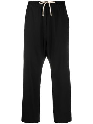 Nili Lotan pantalon court à lien de resserrage - Noir