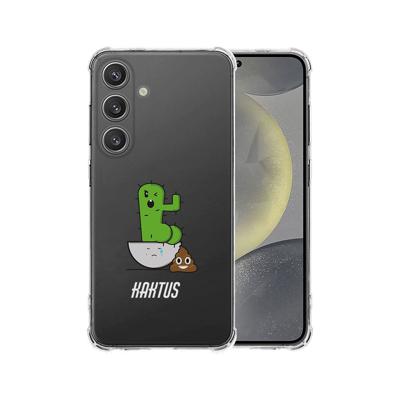 Samsung Galaxy S25 Plus Hoesje - Cactus Poo TPU Antishock