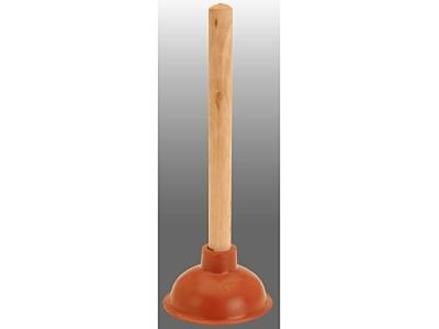 Ontstopper houten steel 40x13,5 rubber
