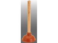 Ontstopper houten steel 40x13,5 rubber
