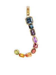 Dolce & Gabbana pendentif Rainbow Alaphabet J en or 18ct