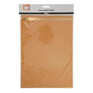 Creativ Company Faux leather papier, 3 vellen