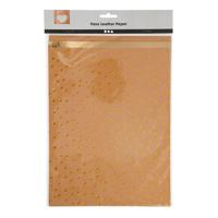 Creativ Company Faux leather papier, 3 vellen
