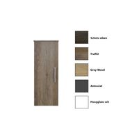 Kolomkast Sanicare Q15 1 Soft-Closing Deur 90x33,5x32 cm Grey-Wood Sanicare