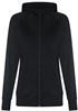 Just Cool JC058 Women´s Cool Contrast Zoodie - Jet Black - XL