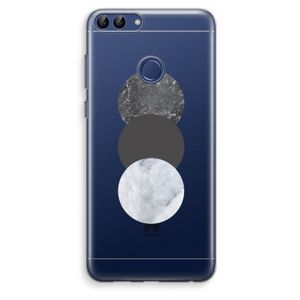 Marmeren cirkels: Huawei P Smart (2018) Transparant Hoesje
