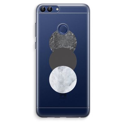 Marmeren cirkels: Huawei P Smart (2018) Transparant Hoesje