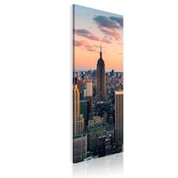 Schilderij - Empire State Building, New York , 40x120cm