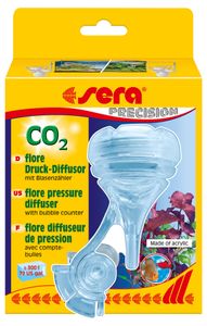 Sera Flore CO2 Professionele Druk-Diffusor met Bellenteller - Geschikt voor 300L Aquariums