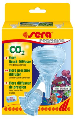 Sera Flore CO2 Professionele Druk-Diffusor met Bellenteller - Geschikt voor 300L Aquariums