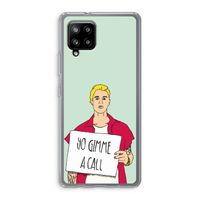 Gimme a call: Samsung Galaxy A42 5G Transparant Hoesje