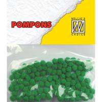 Nellie's Choice • pompoms mini 3mm 100stuks/pkg col. md-1919 christmas green