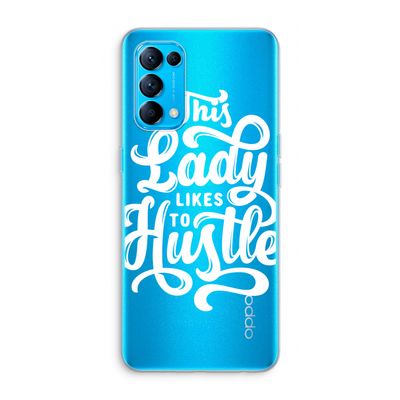 Hustle Lady: Oppo Find X3 Lite Transparant Hoesje