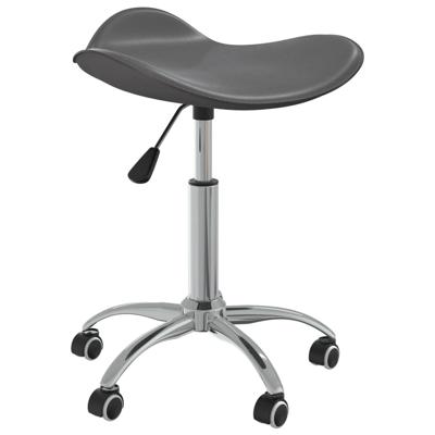 VidaXL Salonkruk kunstleer grijs
