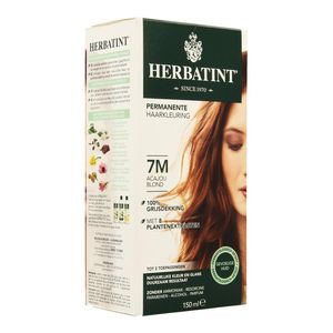 Herbatint Permanente Haarkleuring 7M Blond Acajou Gevoelige Hoofdhuid 150ml