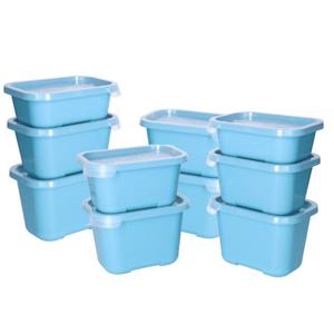 Vershoudbakjes nestbaar - 2x - 5 delig - BPA vrij - meal prep - diverse maten - Blauw