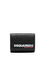 DSQUARED2 portefeuille à logo imprimé - Noir - thumbnail