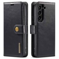 DG.Ming Samsung Galaxy S23+ 5G Afneembare Leren Portemonnee Hoesje - Zwart