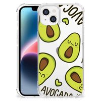 Apple iPhone 14 Plus Stevig Bumper Hoesje Avocado Singing