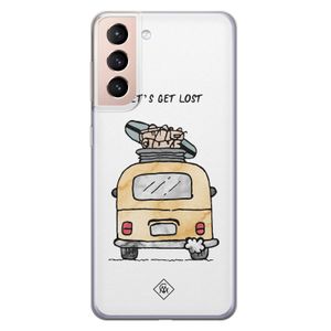 Samsung Galaxy S21 siliconen hoesje - Let's get lost
