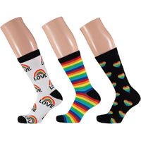 Apollo Sokken Giftbox Dames Pride Black 3-pack - thumbnail