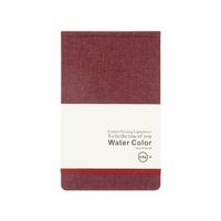 2 stuks A5 katoenen doek aquarel leeg Kladblok kind schilderij schets doodle notebook grootte: A5 (donkerrood)