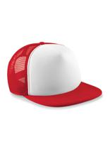 Beechfield CB645 Vintage Snapback Trucker Cap - Classic Red/White - One Size - thumbnail