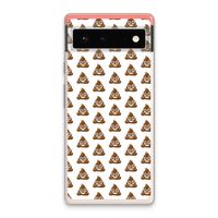 Poop emoji: Google Pixel 6 Transparant Hoesje