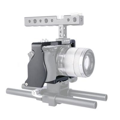 YELANGU C6 camera video kooi stabilisator voor Sony A6000/A6300/A6500/A6400 (zwart)