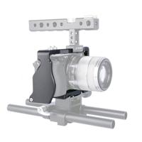 YELANGU C6 camera video kooi stabilisator voor Sony A6000/A6300/A6500/A6400 (zwart)