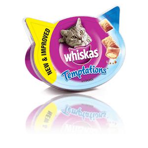 ‎Whiskas Temptations droogvoer voor kat 60 g Volwassen Vis