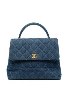 CHANEL Pre-Owned sac à main CC à matelassage à losanges (1997) - Bleu