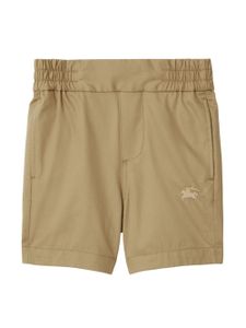 Burberry Kids short de bain brodé - Tons neutres