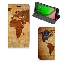 Motorola Moto G7 Play | Book Cover | Wereldkaart