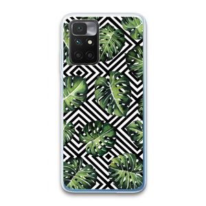 Geometrische jungle: Xiaomi Redmi 10 Transparant Hoesje