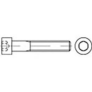 TOOLCRAFT TO-6856020 Cilinderkopschroef M4 45 mm Binnenzeskant (inbus) DIN 912 Staal Verzinkt 500 stuk(s)