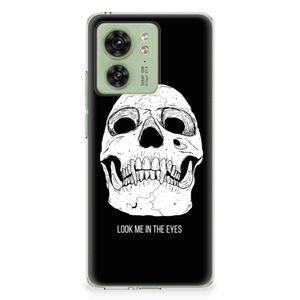 Silicone Back Case Motorola Edge 40 Skull Eyes