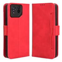 Asus ROG Phone 8/8 Pro Cardholder Series Portemonnee Hoesje - Rood - thumbnail